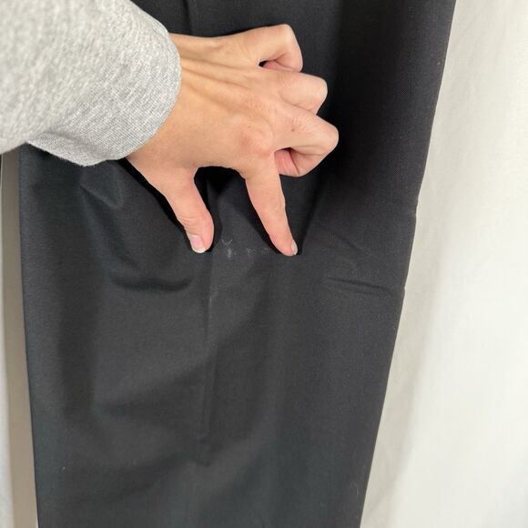 NWOT Talbots Dress Pants Women's 6P Black Pleated Pockets Straight Wool Blend - Picture 11 of 11